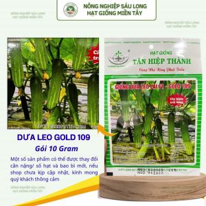 Hạt Giống Dưa Leo F1 GOLD 109 Gói 10G – Cây Khỏe Trái Đẹp Sai Trái Năng Suất Cao