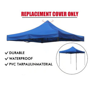 【Ready Stock】PVC Kanopi Kanopi 10Kaki x 10Kaki Bumbung 80sm Kanopi Pasar Pasar Malam Penjaja Jalanan Acara Komersial Khemah Luar Kereta. Kanvas Untuk Kanopi Khemah 10Kaki x 10Kaki Dengan Bumbung Rangka Besi 80cm Easy to use and store