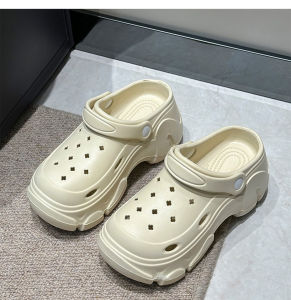 [Free Shipping] WomenS Summer Clogs Stylish And Sophisticated With Thick Soles For Added Height New Beach Sandals And Odor-Resistant Non-Slip Slippers
