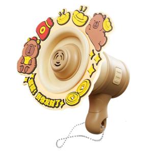 Portable Kids Voice Recording Device Clip On Speaker Toy With 5 Sound Modes Shatterproof Plastic For Active Children