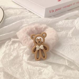 Gratis Semua - Ikat Rambut Bulu Lembut Fashion Korea Import / Kunciran Ikat Rambut Bulu Karakter Lucu / Ikat Rambut Korea Karakter
