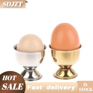 SDJZT 4pcs trứng ly đặt tiện dụng thép không gỉ luộc trứng ly đứng giá trứng chủ trứng chủ bếp ăn sáng nấu ăn công cụ