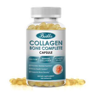 Collagen Bone Complete Capsules With Calcium and Vitamins for Skin Hair Tendons Cartilage Bones And Joints Health Anti-Aging Regenerate Collagen