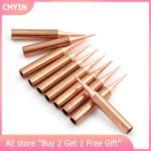 [COD] CHYIN 10Pcs Lot 900M-T-I Soldering Tips Pure Copper Low Temperature Soldering Iron