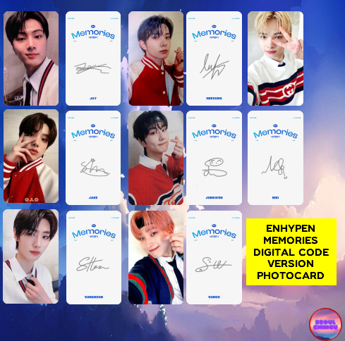 ENHYPEN MEMORIES DIGITAL CODE VERSION PHOTOCARD | Lazada PH