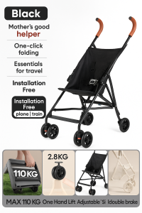 Stroller for baby Pocket cart para sa mga bata Madaling dalhin at light-weight Maaaring i-fold Masarap gamitin