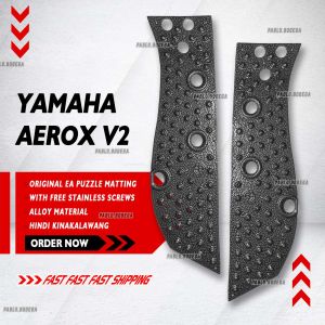 Yamaha Aerox V2 EA Puzzle Matting Alloy (Antique Silver) *hindi kinakalawang* with stainless screws