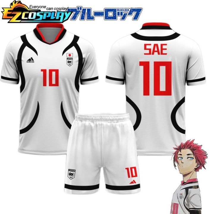 Jersey Anime Blue Lock Itoshi Ryusei Shido Japan U20 Team Football ...