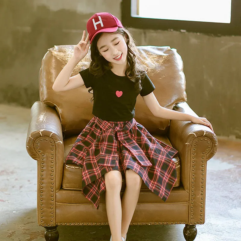 Angugu Children's Fashion 2PCS（Blouses+Pants）High Quality Korean