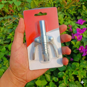 Đầu Bơm Mỡ 2 Chấu + Vòi Bơm Mềm 30cm – Phụ Kiện Dụng Cụ Bơm Bảo Dưỡng Thiết Bị