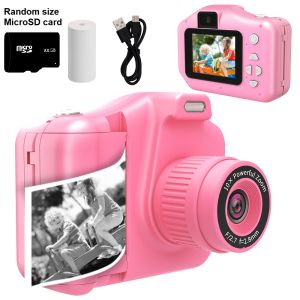Perfect Christmas Gift! Singapore ready stock Childrens Instant Print K9 Camera 1080P Selfie Video Kids Toy Girls Boys Birthday Gift ALL-IN-ONE Photography instantly prints black and white photos games frames coloring rechargeable battery zoom lens