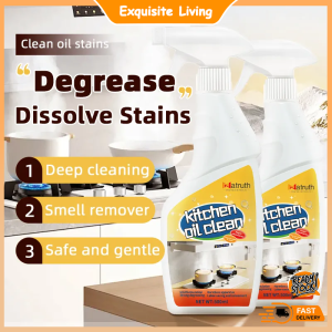 Natruth Kitchen Cleaner 500ml Heavy Oil Kitchen Cleaner Spray Oil Stain Grease Remover Foam Cleaner Oil Dirt Detergent Seaways Pencuci Buih Dapur