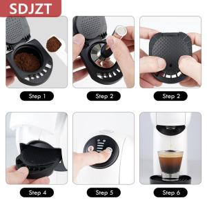 [COD] SDJZT อะแดปเตอร์แคปซูลแบบนำกลับมาใช้ใหม่ได้สำหรับแคปซูลกาแฟ DOLCE GUSTO