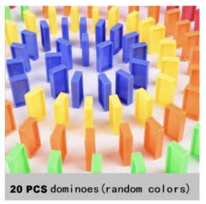 80 PCS Domino Train Building Blocks Kids Toys