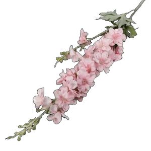 Bunga Delphinium Spring Artificial Plastik Hias Snapdragon Sakura Dekorasi Rumah Pojokan Ruang Tamu
