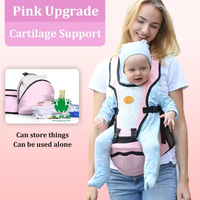 【FPE】Baby Carrier Infant Comfortable Breathable Multifunctional Sling Backpack Hip Seat Carrier With Removable Hip Seat Kangaroo Baby Wrap Storage Function Breathable Infant Toddler Backpack Sling Wrap Carrier Comfortable Nursing bag
