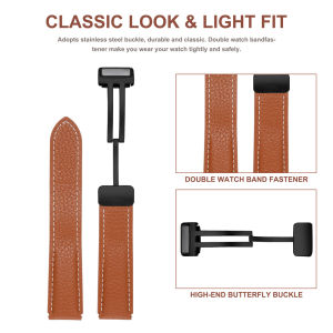 Leather Magnetic Buckle Strap For huawei watch GT 4 41mm Strap PU Leather Band For huawei watch GT4 41mm smart watch band