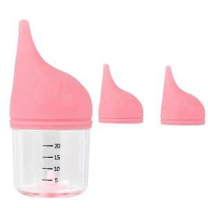 SWEET ELVES Detachable Lid Design Pet Nursing Bottle High Temperature Resistant Anti-choking Kitten Milk Feeder Device Ergonomic Anti-slip Dogs Nurser Bottle Feeding Kit Cat Newborn