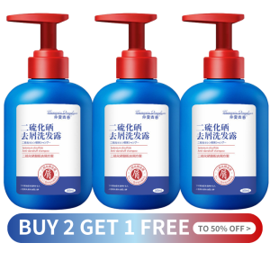 Mite Remover 300ml Selenium Sulfide Treatment Oil Control Flaking Gatal Kepala Itching Anti-Dandruff Shampoo