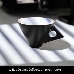 Bincoo Cốc Cà Phê Gốm Espresso Latte Nếm Tách Trà Tay Cầm 220ml 1 Chiếc