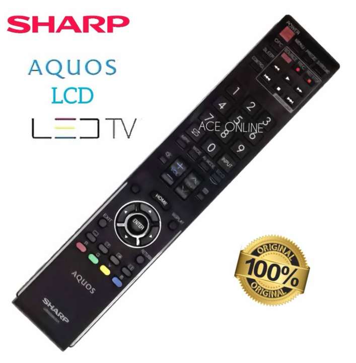 Original SHARP AQUOS LCD LED TV Remote Control REC Fernbedienung