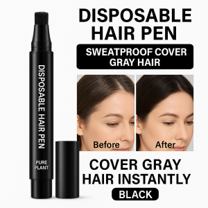 Disposable Hair Pen Covering Gray Hair Sweatproof Colorless Hairline Hair Pen