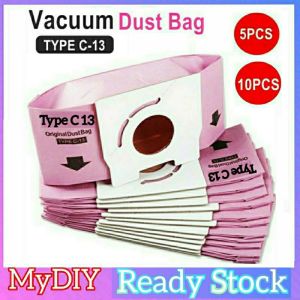 💥READY STOCK💥 Panasonic Type C 13 Vacuum Cleaner Dust Bag For Panasonic Vacuum Cleaner Dust Bag C13 Penapis Vacuum Filter MC-3300G/R MC-CG323 MC-CG3300 MC-CG331 MC-CG333 MC-CG370 MC-CA293 MC-CA391MC-CA393 MC-CA591 MC-CG3950 MC-CL305 MC-E601