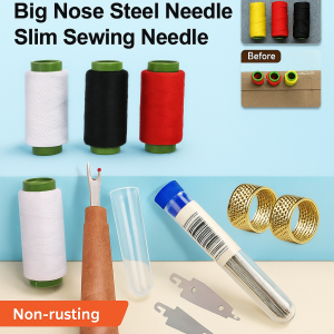 Hand Sewing Tool Set Big Nose Steel Needle Sewing Needle Set Slim Sewing Needle Sewing Tool Set
