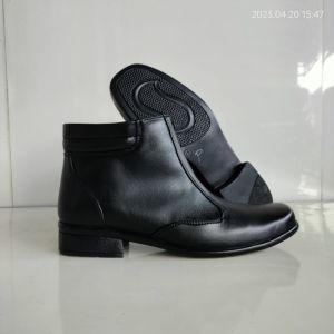 MANDIENS Sepatu Kerja PDH Wanita Model Boots Pdlsus doff sintetis untuk Dinas Polwan Kowad Persit