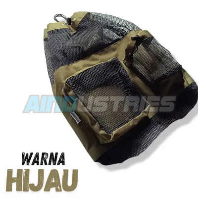 Tas ransel anak untuk Peralatan berenang Kaki fin katak dan pelampung masuk Kantong Jaring swimming bag