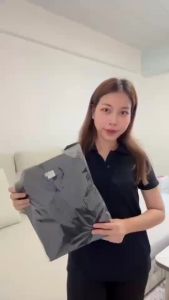 เสื้อสีดำ เสื้อโปโลสีดำ ไม่เป็นขยุผ้านุ่ม ใส่ระบายอากาศ ไม่ยับ พร้อมส่งทุกไซส์ เสื้อคอปกโปโล