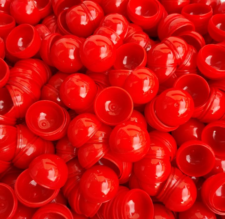 50pcs 30mm Solid Color Empty Plastic Ball for Games Lucky Draw