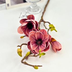 Mộc Lan Mỹ 3 Bông Trang Trí Nhà Cửa Hàng Văn Phòng Sự Kiện. Hoa Lụa Decor