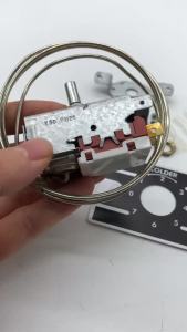 ตู้แช่แข็งสวิทช์ควบคุมอุณหภูมิ K59 K50 K54 K56 K60 2ขา K50-P1126เทอร์โมสำหรับ A10-1053 A10-2502เปลี่ยน