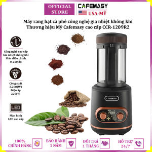 Máy rang hạt cà phê công nghệ gia nhiệt không khí thương hiệu Mỹ Cafemasy cao cấp CCR-1209R2 - Hàng Chính Hãng