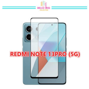 REDMI NOTE 13 (4G) / REDMI NOTE 13 (5G) / REDMI NOTE 13PRO (5G) / REDMI 13C (4G/5G) Full Covered Tempered Glass Screen Protector - BLACK