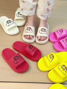 [Free Shipping] New Crayon Shin-Chan Slippers For Women Spring And Summer Thick-Soled EVA Non-Slip Cute Cartoon Design Suitable For Couples