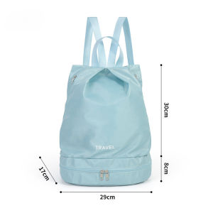 Mishilei Dry-Wet Separation Dry Bag Waterproof Swimming Bag Large Capacity Gym Backpack Yoga Fitness Bag