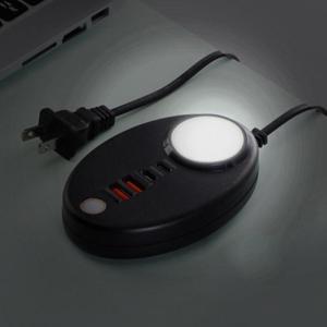 50W Power Outlet with Touch Night Light Double USB C & USB Board for Fast Charging and Wide Compatibility