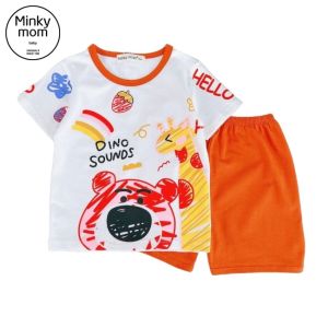 Bộ cộc vải coton 4 chiều Minky Mom cho bé 7- 28 kg TN-IN152