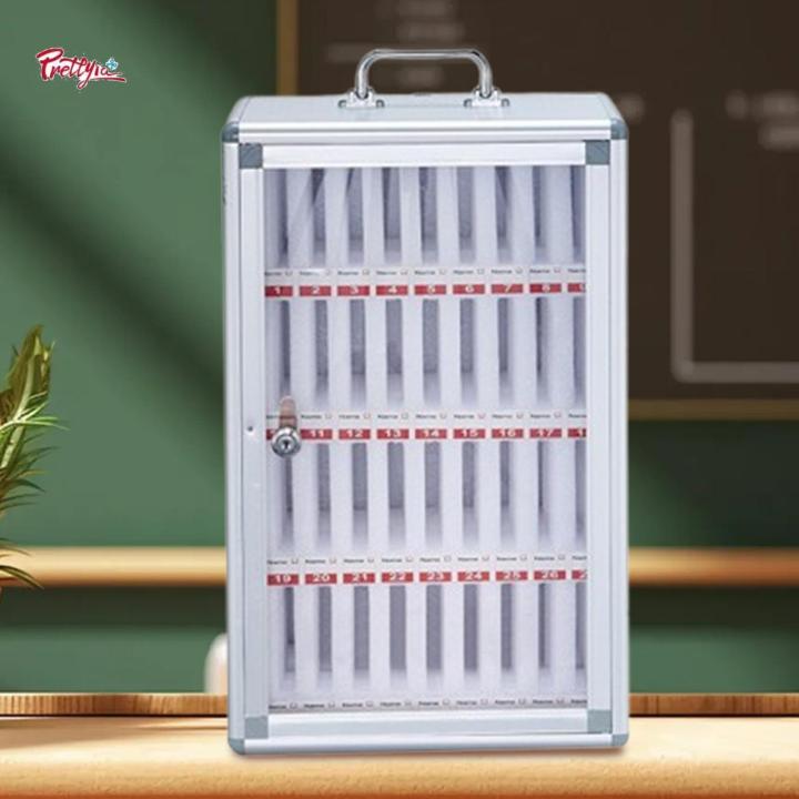 Prettyia Phones Storage Cabinet Phone Locker Container Lockable ...