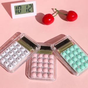 Mini Cute Calculator Kawaii Calculator Transparent Calculator Portable Pocket Calculator for Student