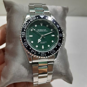 Đồng hồ quartz BUMBACLOT size 40mm Professional Sports bezel khía đen second hand
