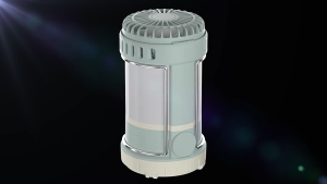 360Degrees Cooling Fan Light Rechargeable Outdoor Lights 3 Wind Speeds and 4 Lighting Modes LCD Display Waterproof