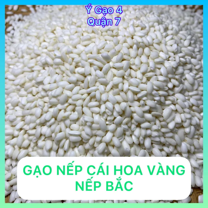Gạo Nếp Cái Hoa Vàng - Nếp Hà Nội - Túi hút chân không 1kg