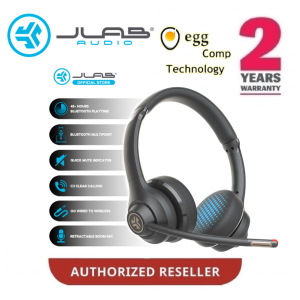 JLab Go Work Gen 2 Wireless On-Ear Bluetooth Headset