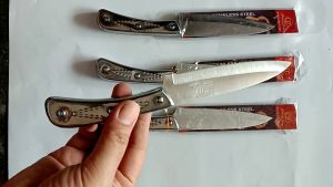 PISAU STAINLESS - PISAU DAPUR STAINLESS 5\" - PISAU MASAK MURAH TAJAM