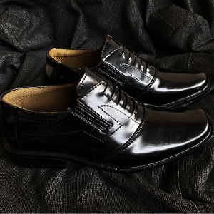 Sepatu Pantofel Kilap Reborn - Sepatu PDH PDL Polisi TNI Guru Satpam Kantor Free Kaos Kaki