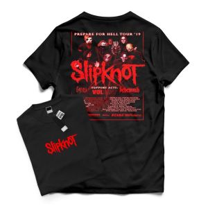 Alteru.co T-Shirt Kaos Musik Band SLIPKNOT Bahan 24s