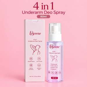 Kserene 4 in 1 Underarm Deo Spray 60ml